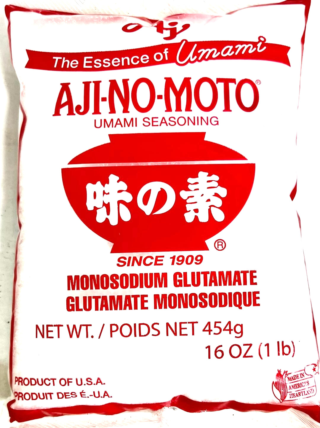 Ajinomoto Monosodium Glutamate Umami Seasoning 16oz ( Pack of 12 )