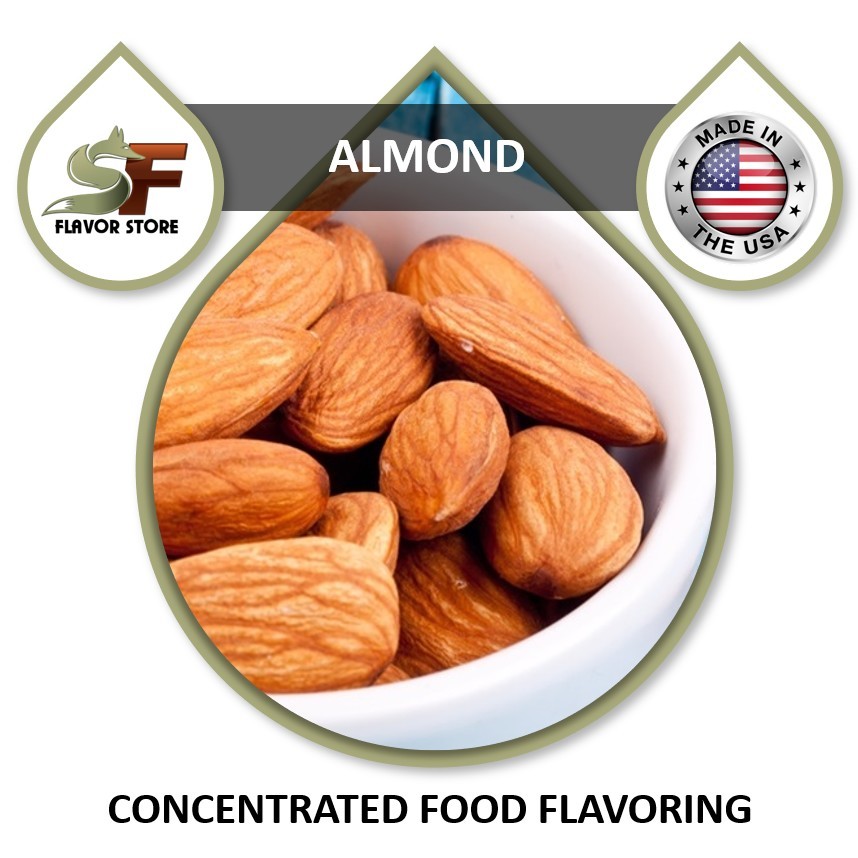 Almond Food Flavor Drops Flavoring Concentrate – 1oz/30ml – SageFox – FL048