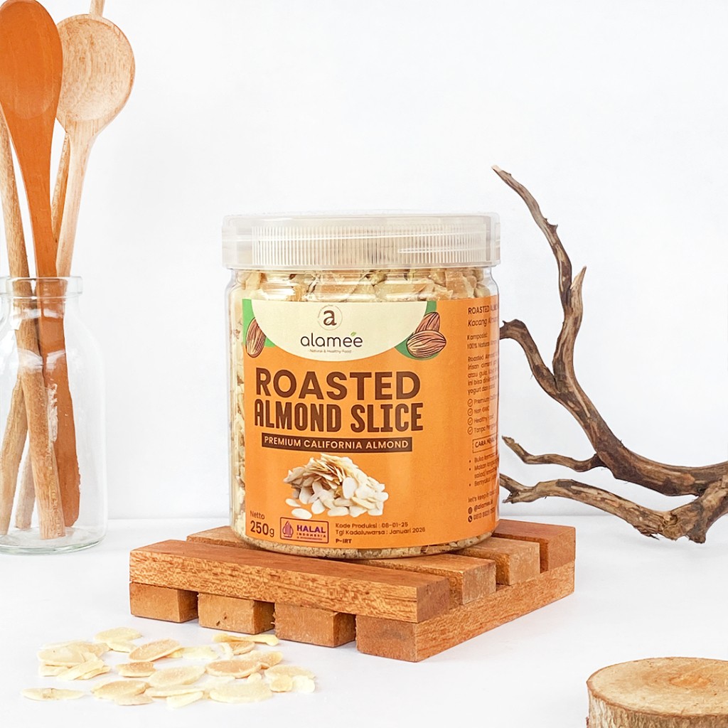 Roasted Sliced Almonds 250g Roasted Nut Topping For Topping Craft Blending
