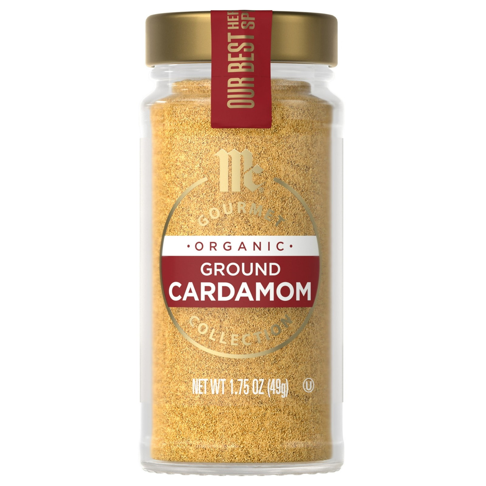 Organic Ground Cardamom Spice Seasoning, 1.75 Oz Bottle,Free shipping in 2 days.