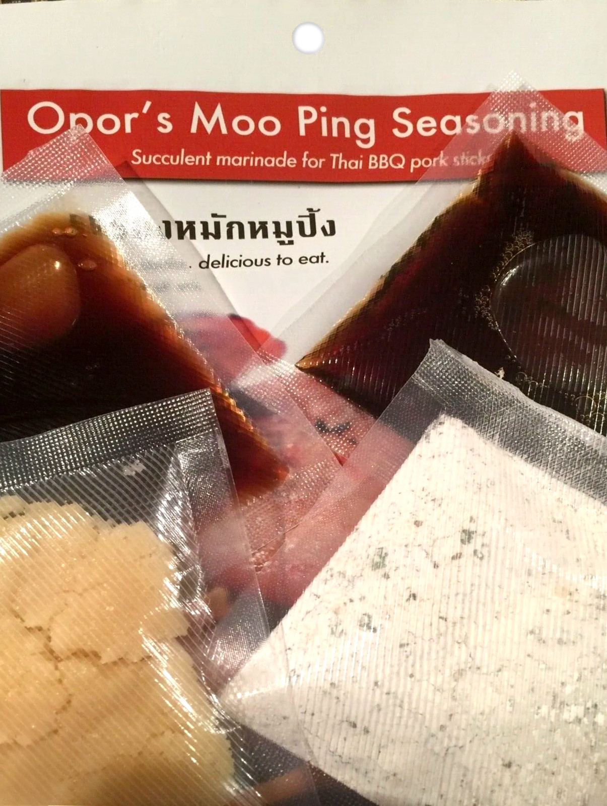 Succulent Thai Marinade for BBQ – Opor’s Moo Ping Seasoning 240g Pack