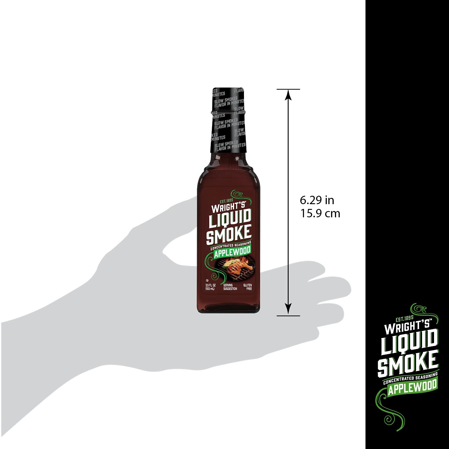 Wright’s Liquid Smoke, Applewood, 3.5 Ounce