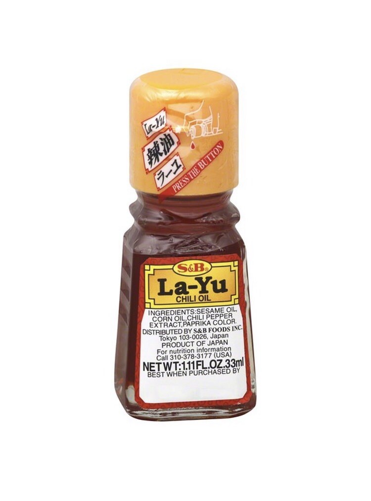 s&b la yu chili oil 1.1 oz