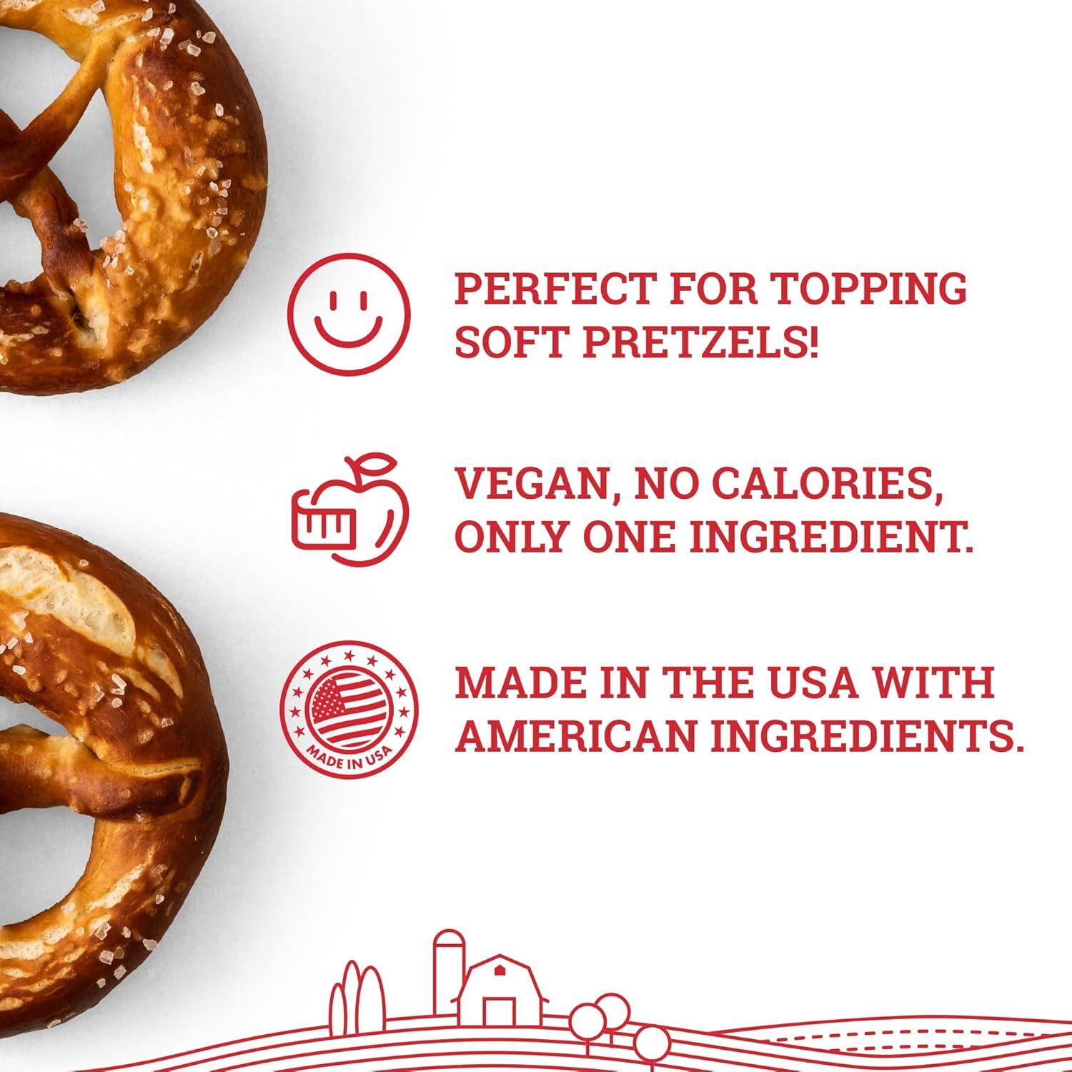 Hoosier Hill Farm Coarse Pretzel Salt, 2LB (Pack of 1)
