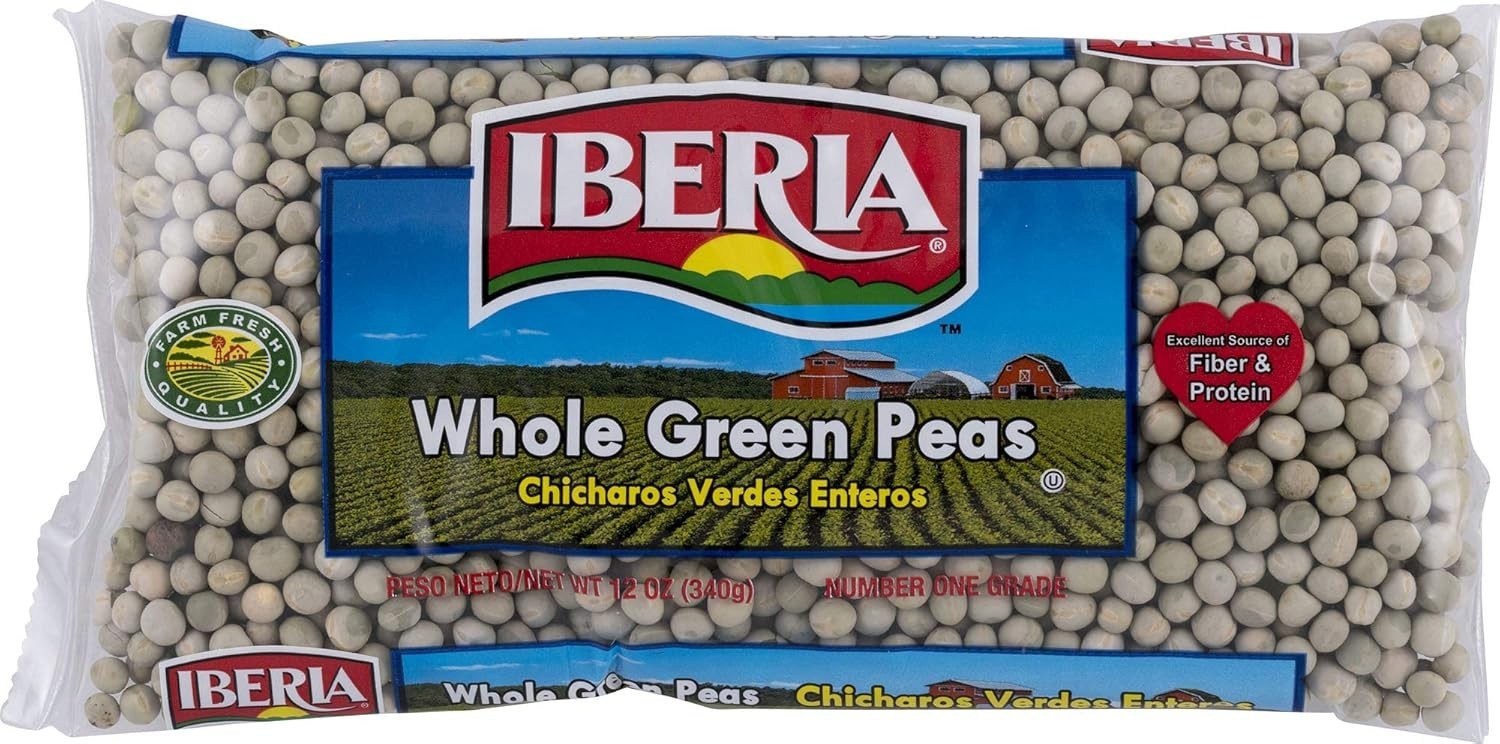 12 Oz Box of Whole Green Peas – All-Natural, Low Sodium, Gluten-Free Delight