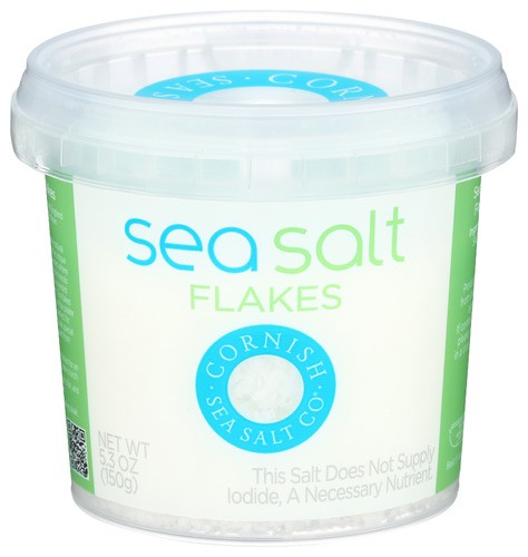 Cornish Sea Salt Sea Salt Flakes 5.3 Oz (Pack of 8)