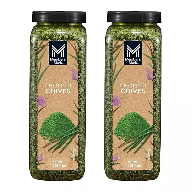 Pack Of 2, Member’s Mark Chopped Chives, 1.4 oz. FREE SHIPPING