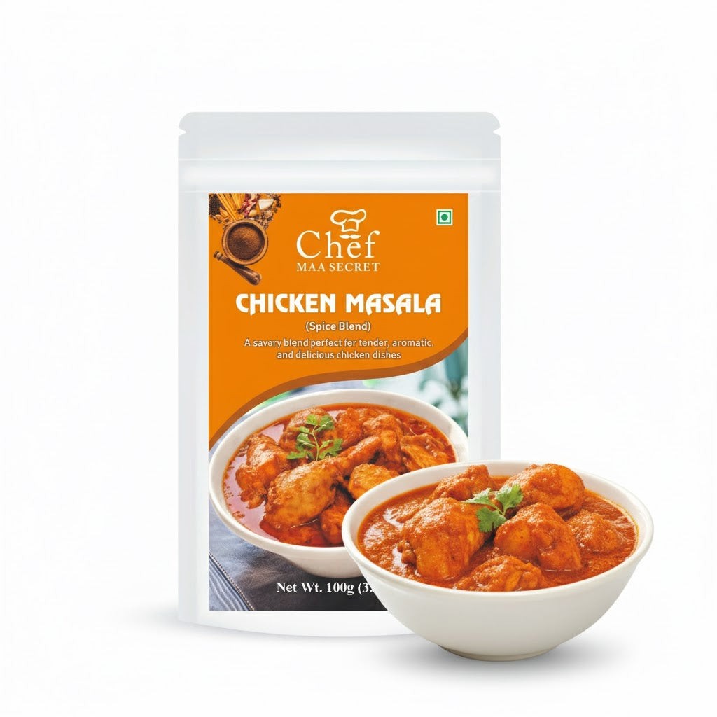 Aiva Chef Chicken Masala 3.5 oz (Pack of 4) | Indian Blended Spices