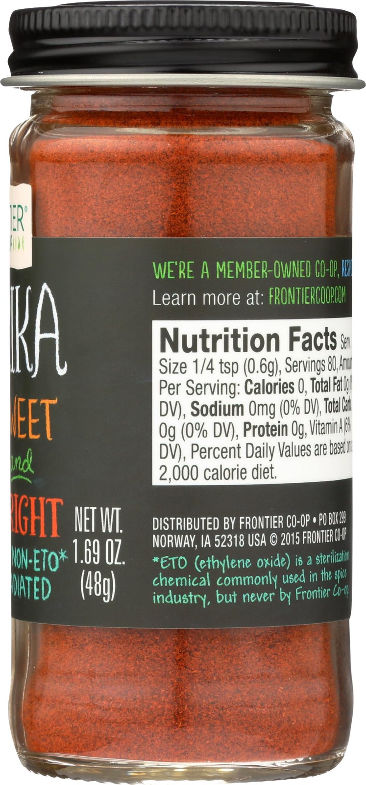 Frontier Culinary Spices Ground Paprika, 1.69 Ounce (Pack of 1), No Color