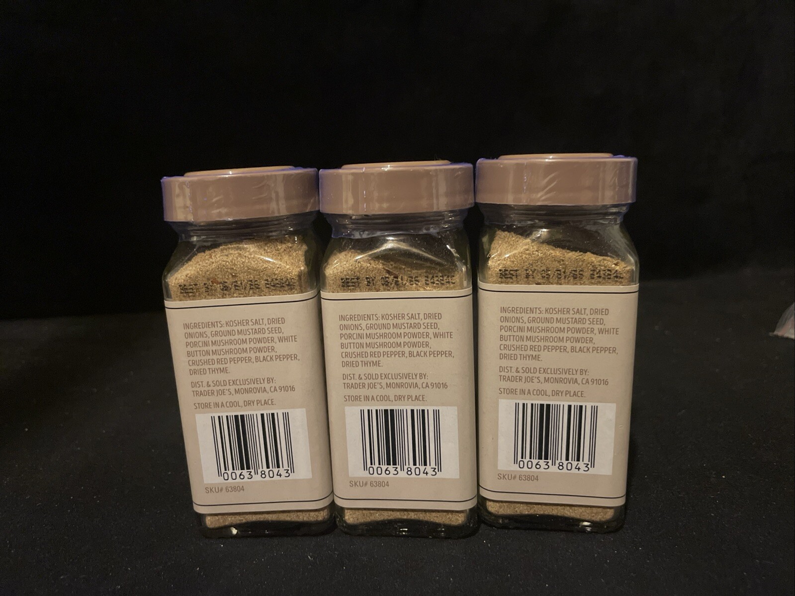 3 X Trader Joe’s Mushroom&Company Multipurpose Umami Seasoning Blend 2.1 oz Each