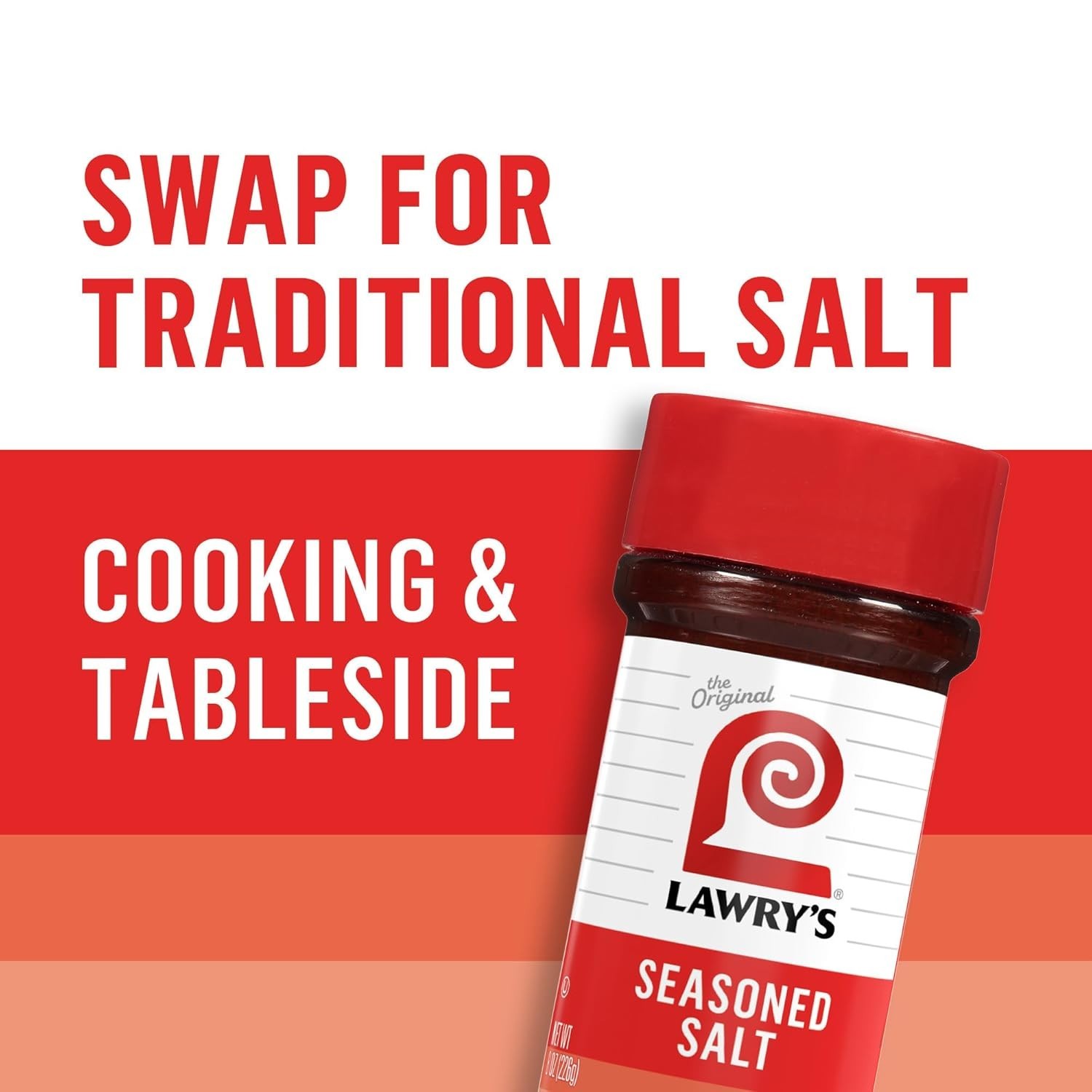 Lawry’s Seasoned Salt 8 oz – Enhance Meals with No MSG, Keto Approved