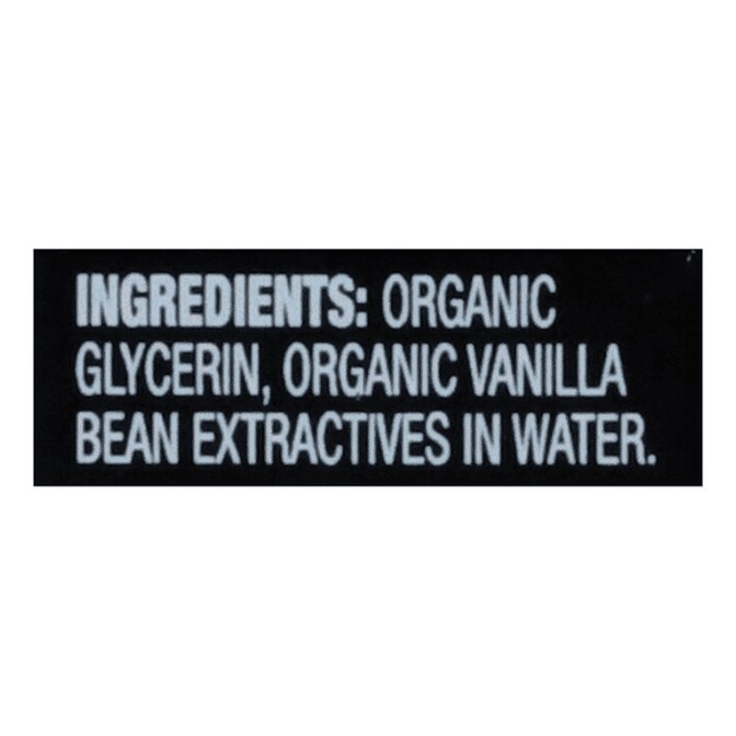 Organic Vanilla Non Alcoholic 4oz Simply Organic Madagascar Baking Extract ives