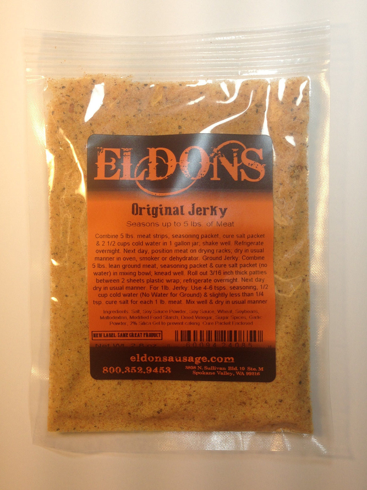 Original Jerky Seasoning Spice with Cure Seasons 5 Pounds # 4085