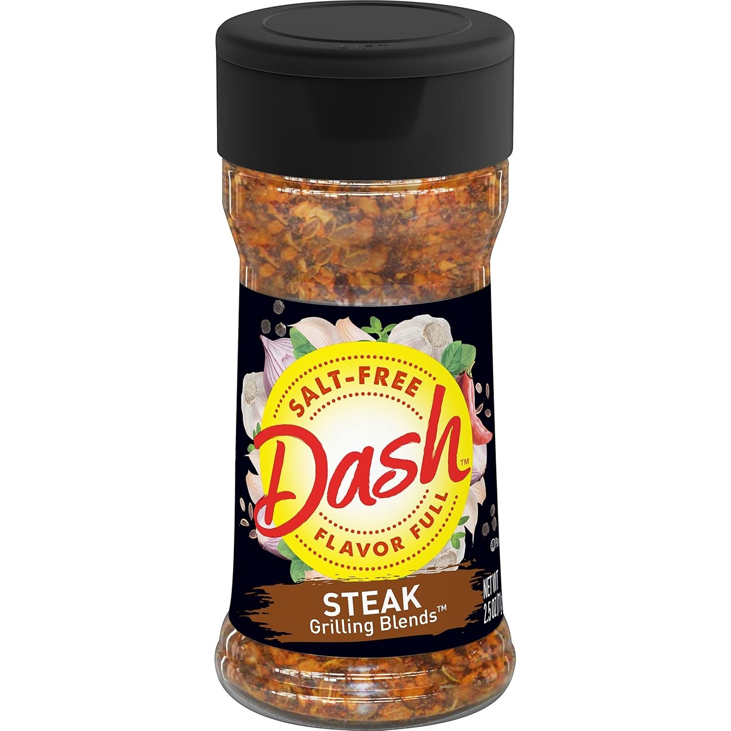 Dash Salt-Free Grilling Blend for Steak, 2.5 Oz – Flavorful & Healthy Option