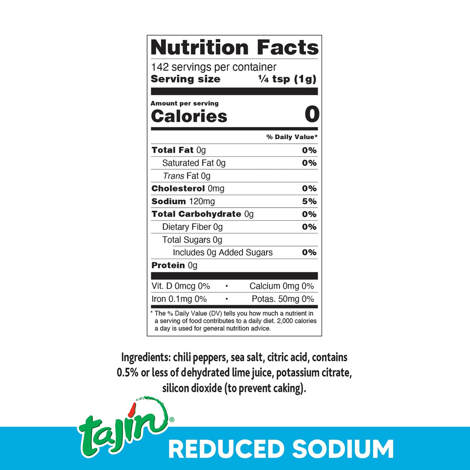 Tajin Clásico Reduced Sodium Seasoning, Authentic Mexican 5 Ounce (Pack of 1)