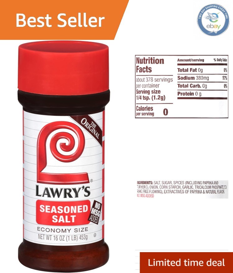 16 oz Gourmet Seasoned Salt – The Blend Perfect for Meat & Veggies