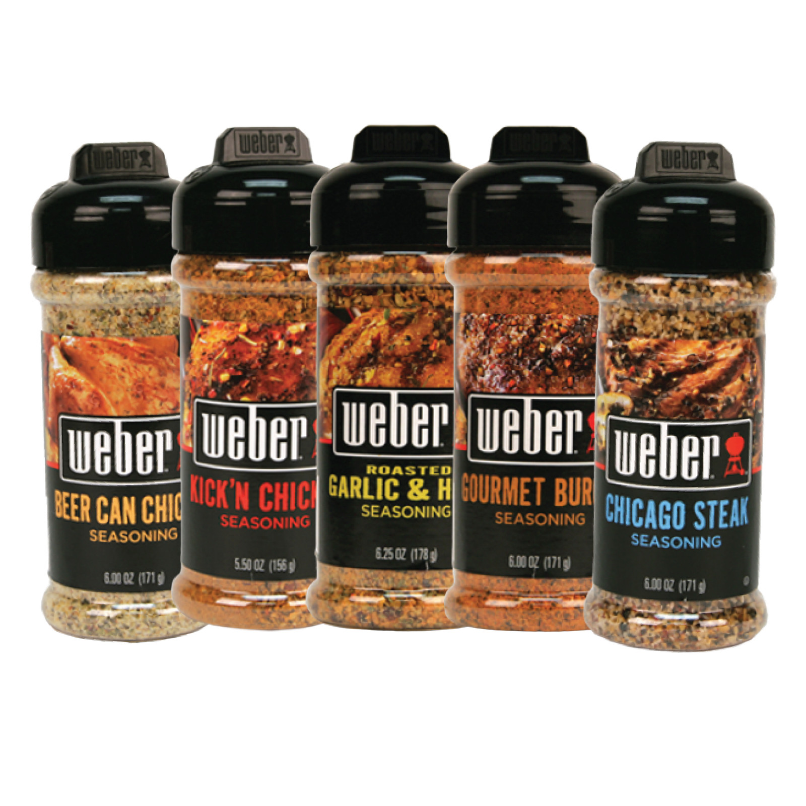 Weber Variety Seasonings | Gluten Kosher & MSG Free | Mix & Match Flavors