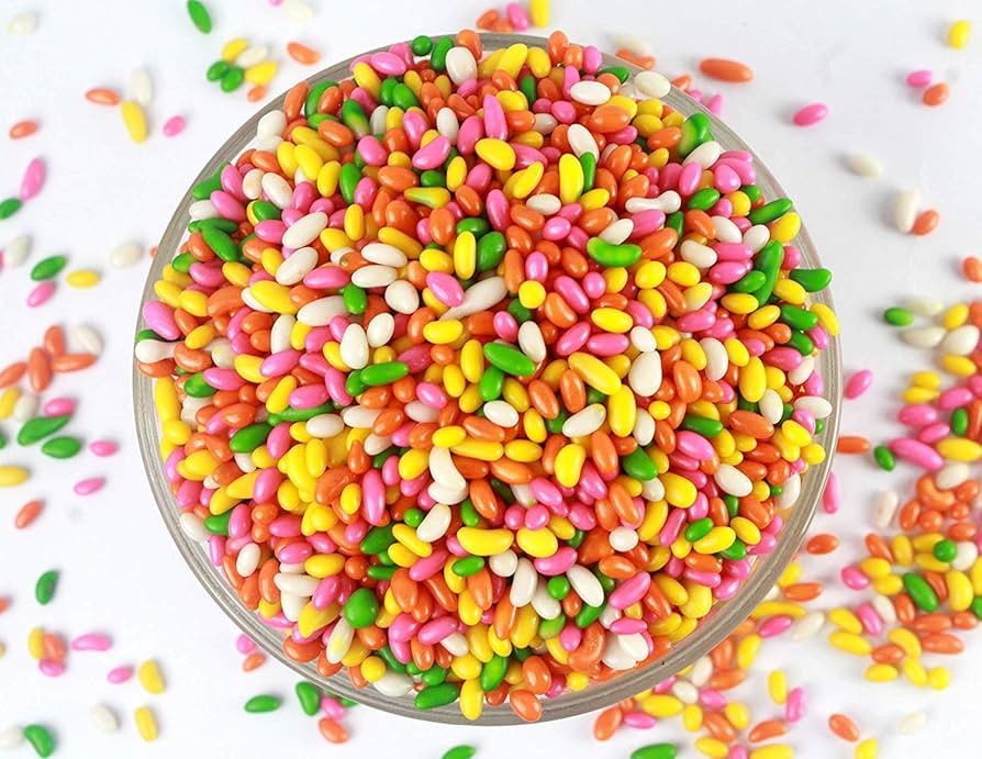 Sugar Coated Fennel Seeds Candy Mouth Freshener Colourful 100 gm