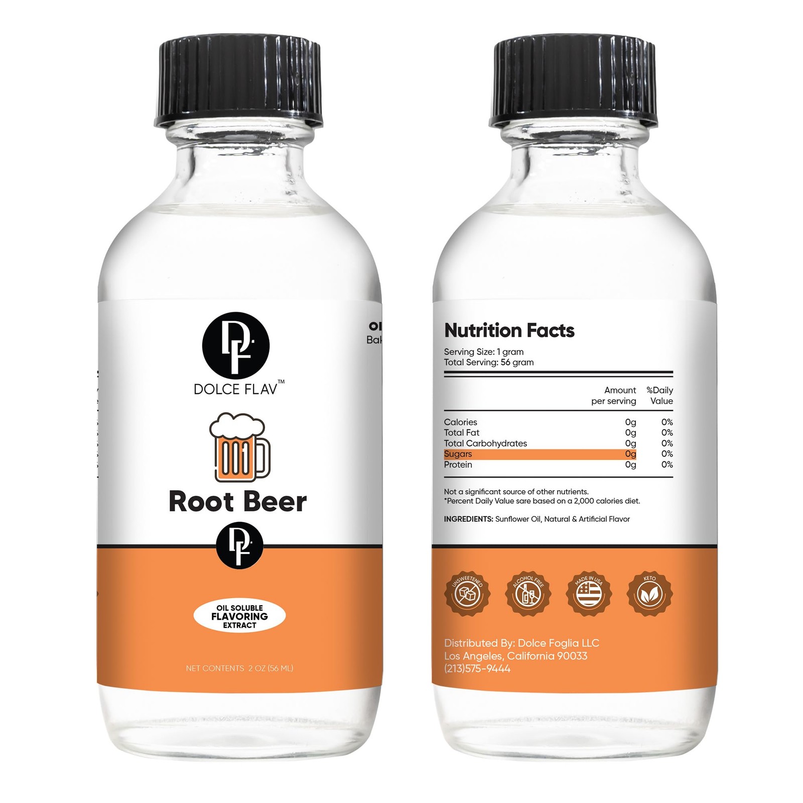 Root Beer Extract – 2 Ounce Oil-Soluble Kosher, Sugar-Free, Concentrated Clas…
