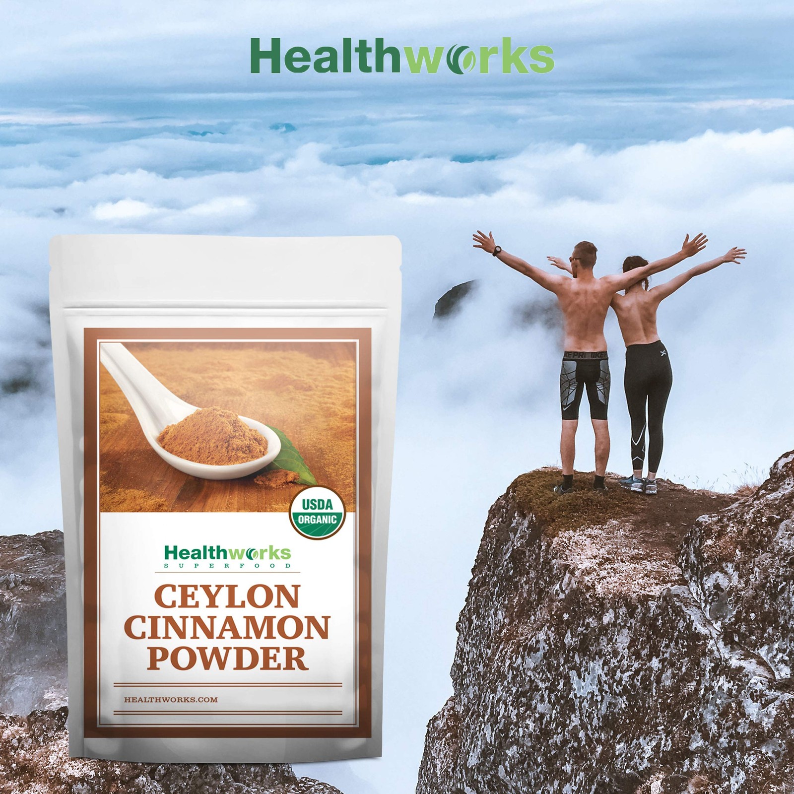 Organic Ceylon Cinnamon Powder – 16 Oz / 1 Lb – Ground Raw – Keto, Vegan & No…