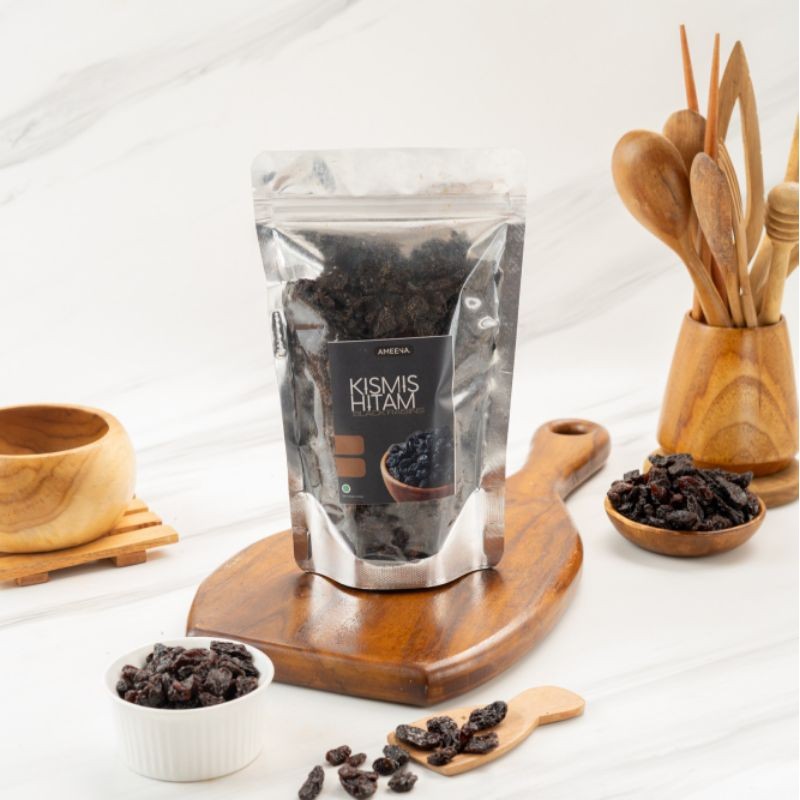 Black raisin 250g seedless dried grapes for baking snack and cereal
