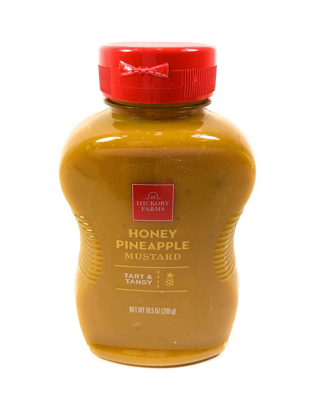 Hickory Farms Honey Pineapple Mustard 10.5 Ounce Sweet And Spicy Condiment
