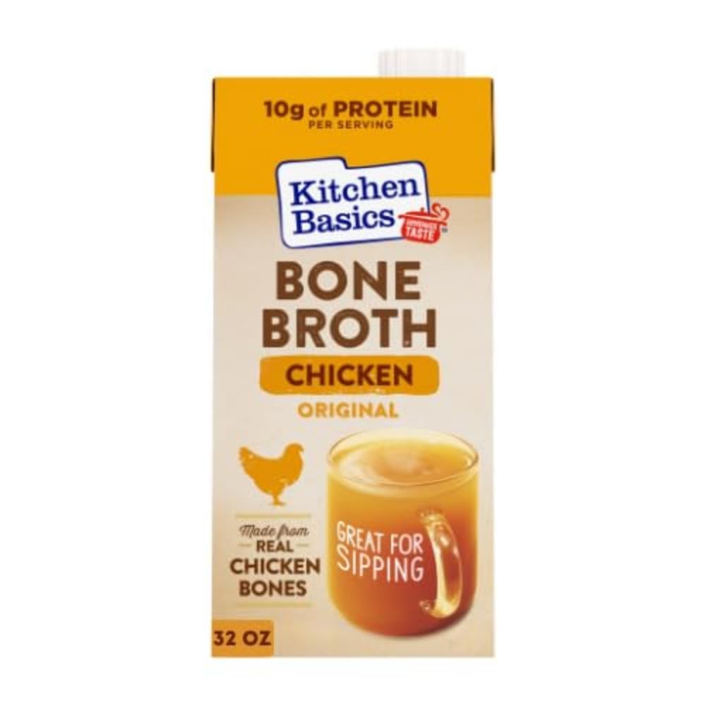 Kitchen Basics Chicken Bone Broth, 32 oz. Carton, Great size for any meal, So…