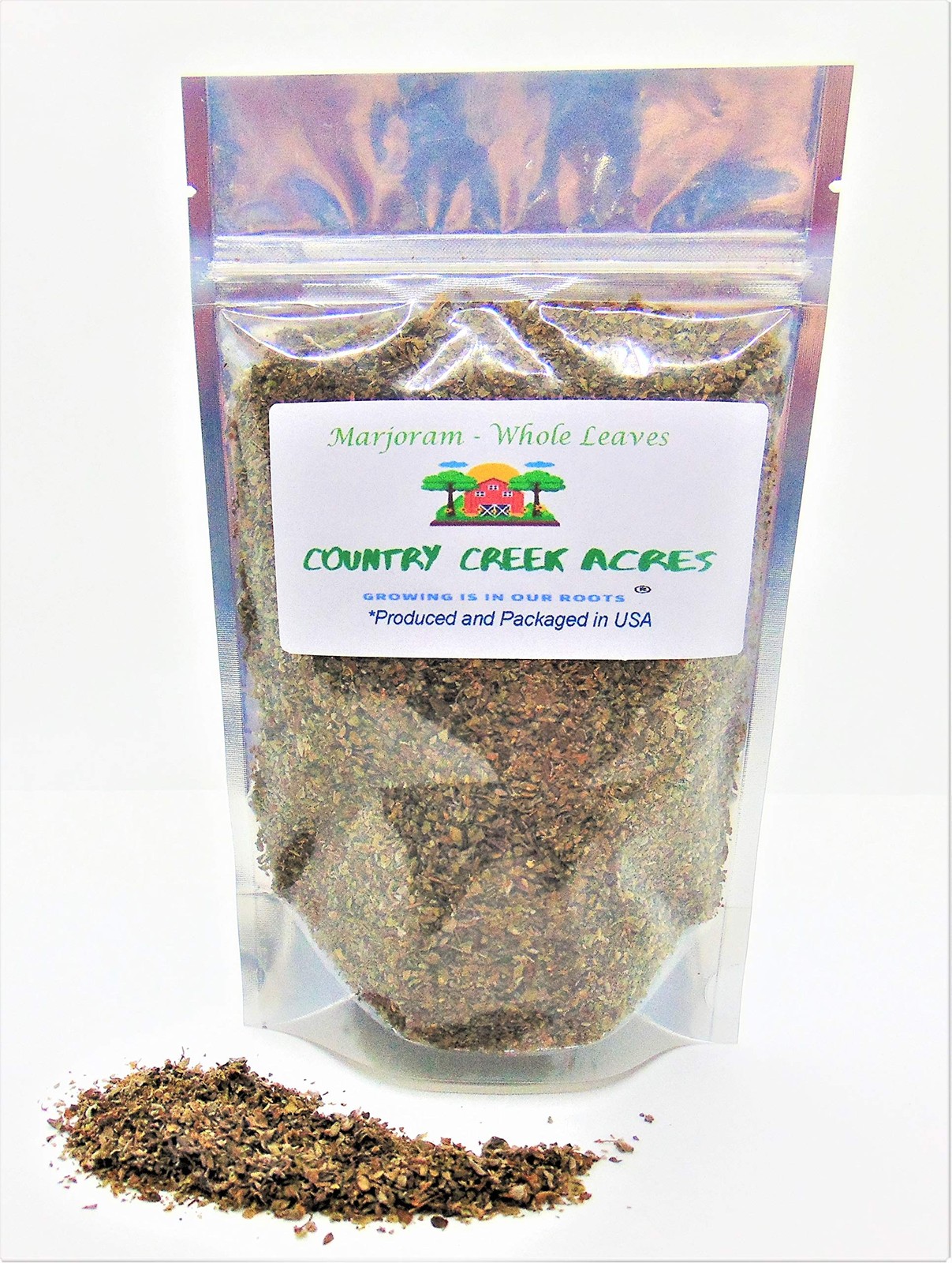 8 oz Whole Dried Marjoram – Bold Flavor, Vibrant Aroma, Non-GMO – Country Creek