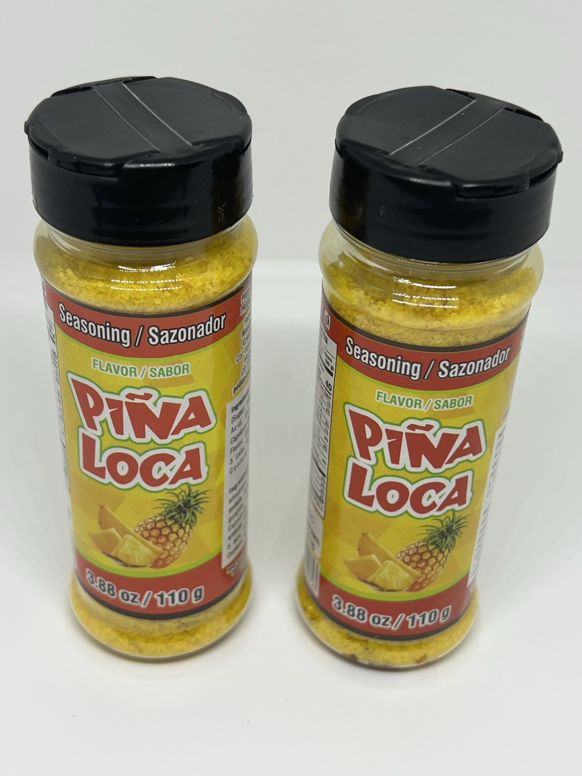 2X ORIGINAL PIÑA LOCA Seasoning Powder 🇲🇽 Ideal for Snacks & Fruit.