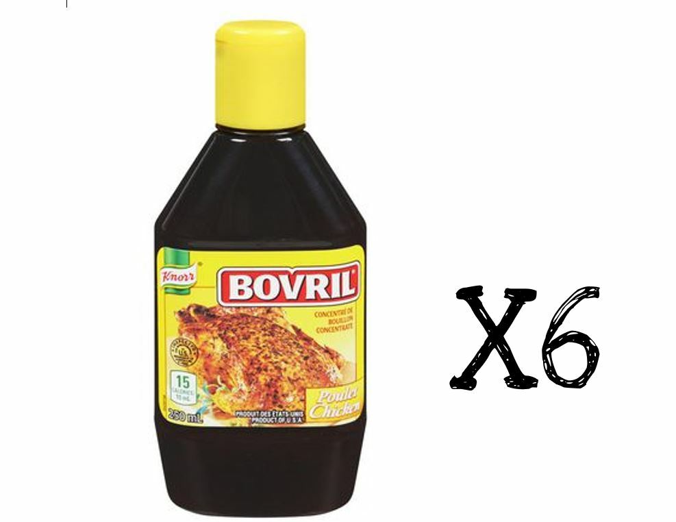 6x Bottles Knorr Bovril Concentrated Liquid Stock Chicken 250ml – Canada FRESH