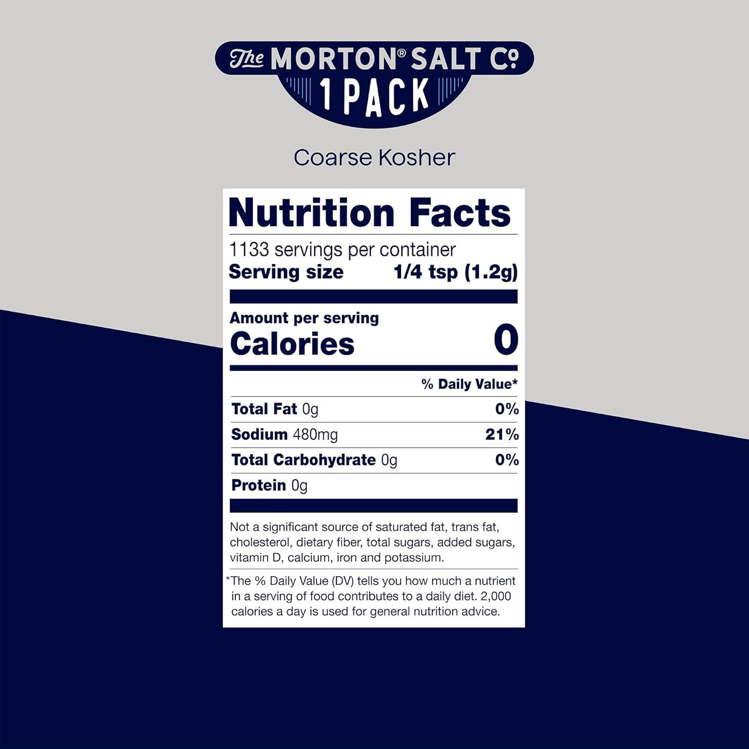 Morton, Salt Kosher, 48 Ounce