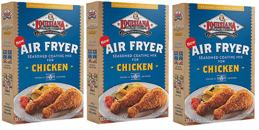 Louisiana Fish Fry Products Air Fryer Chicken Seasoned Coating Mix 3 Pack