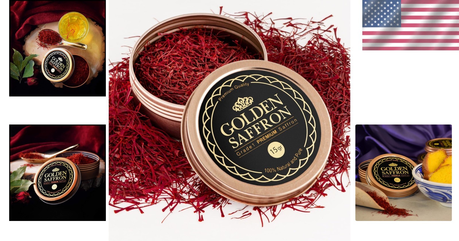 Non-GMO Super Negin Saffron for Tea & Risotto