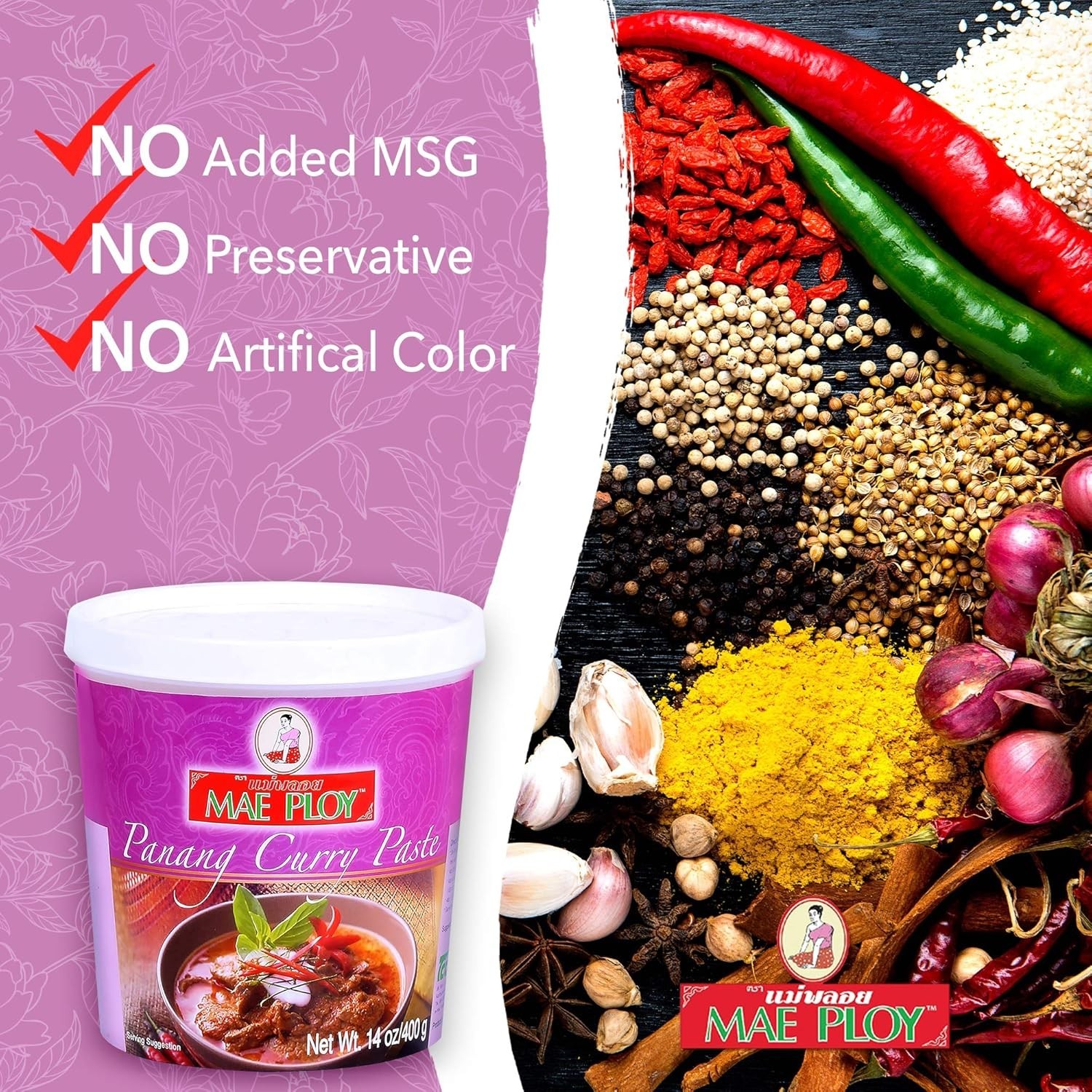 Delicious Authentic 14 oz Panang Curry Paste – Recreate Your Favorite Thai Meals