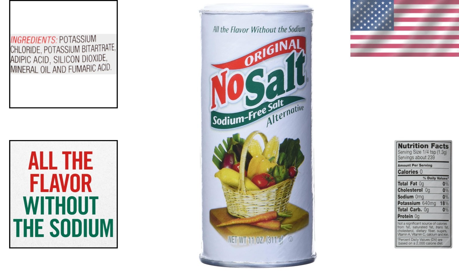 Sodium-Free Salt Alternative, 132 Oz – Flavorful, Sodium-Free Cooking