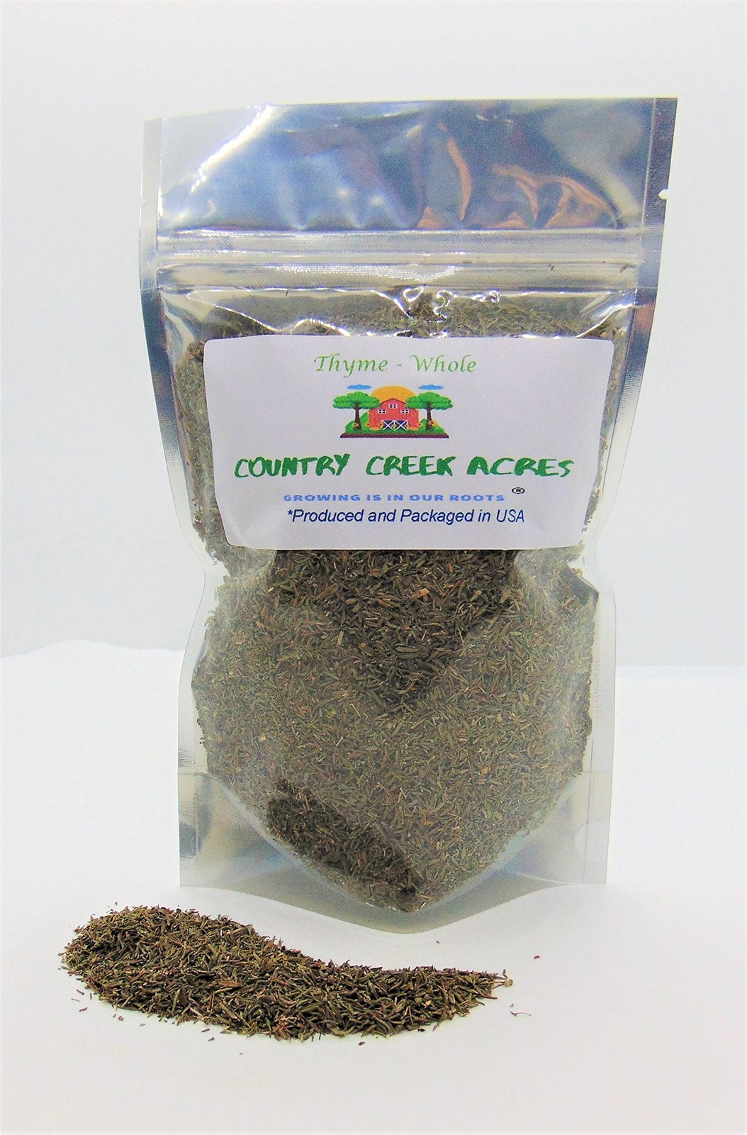 THYME LEAVES, DRIED AND CHOPPED, 1 lb, NON GMO, PURE THYME LEAVES.