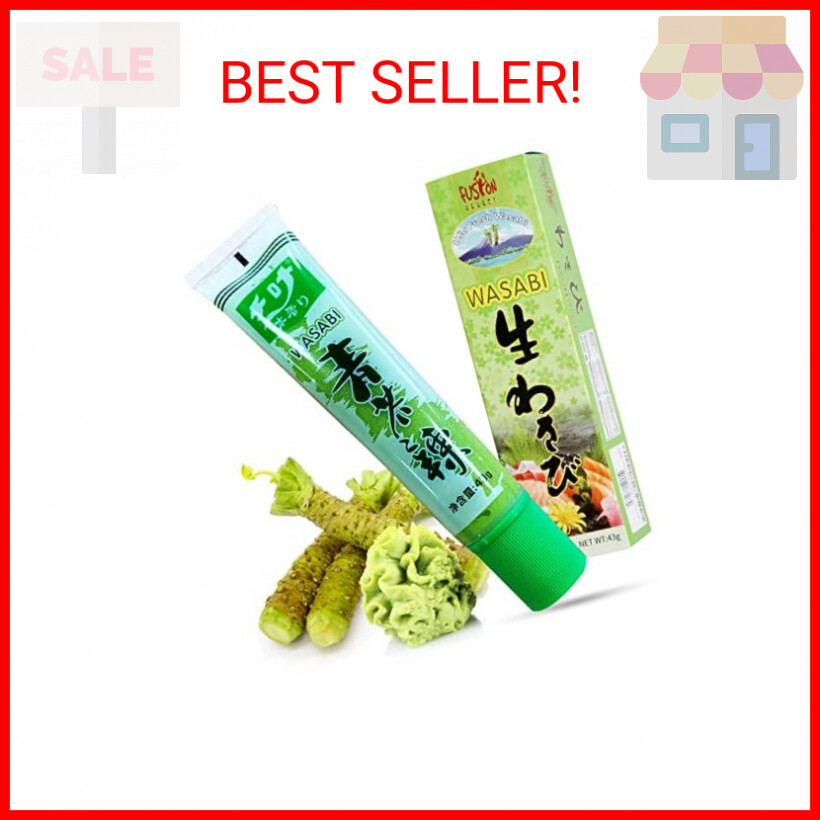 Authentic Japanese Wasabi Paste in Tube for Sushi, Sashimi, Poke Bowl – 1 Pack