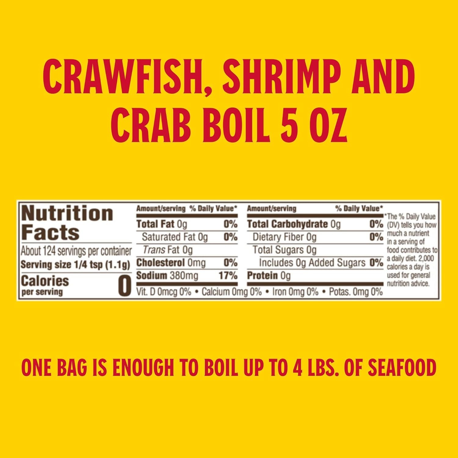Convenient Cajun Seafood Seasoning – 5 Oz Spicy Mix for Shrimp, Crabs, and More