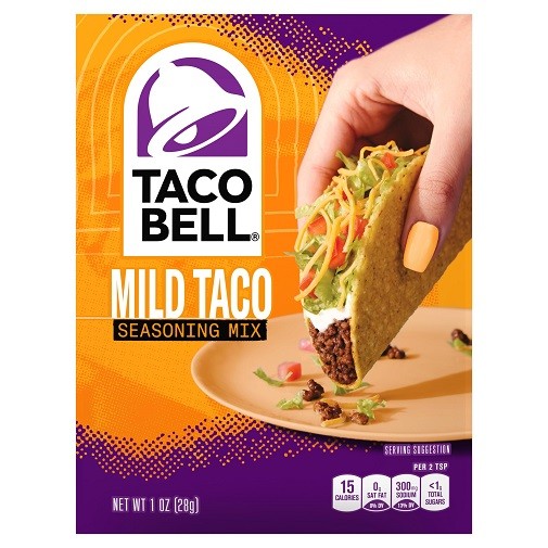 Taco Bell Mild Taco Seasoning 3 Pack