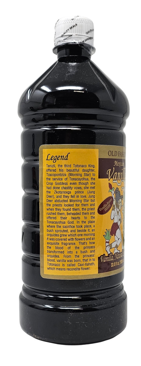 Usumacinta Vanilla Pure Amber 33.8oz Vanilla Extract – Made in Mexico