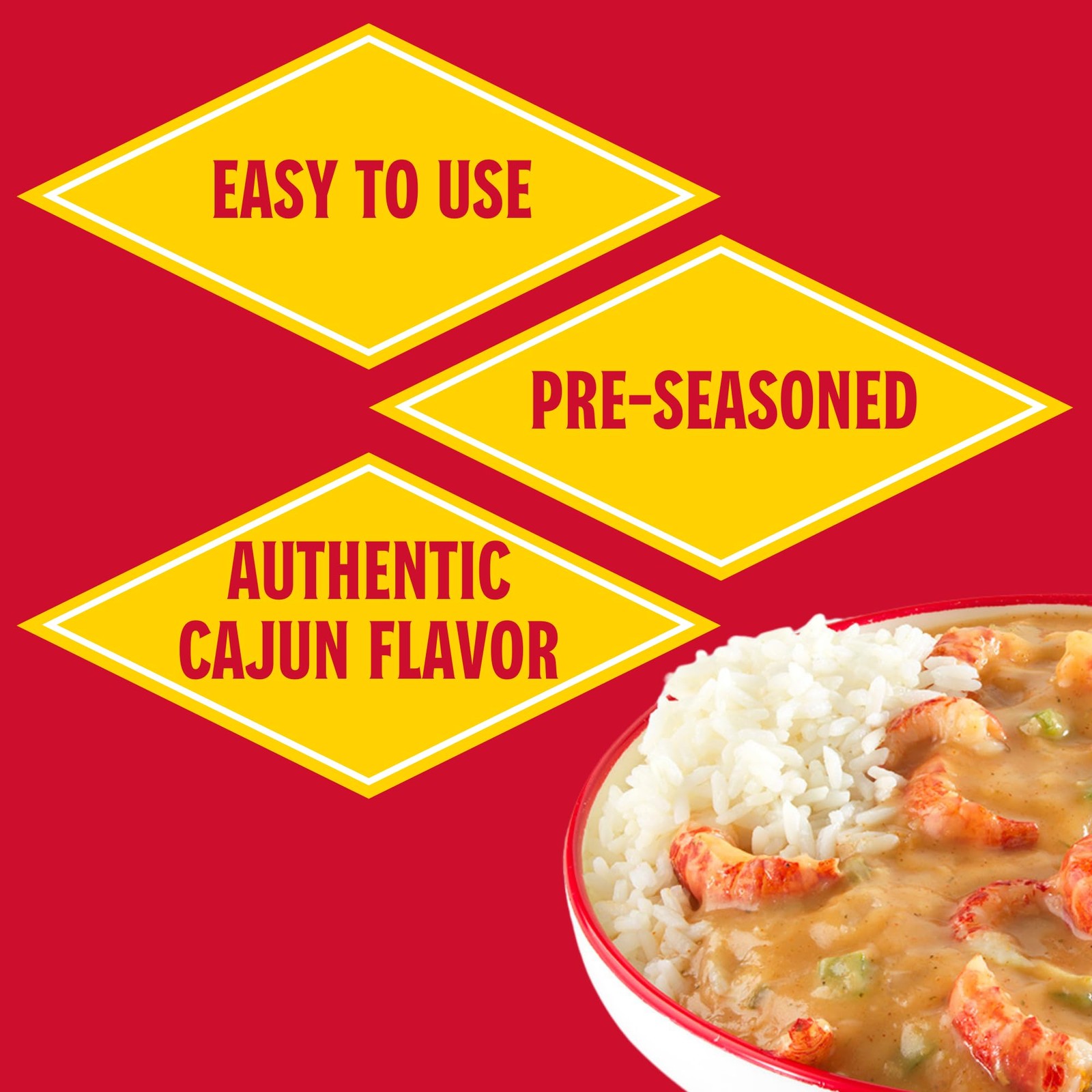 Louisiana Fish Fry Cajun Etouffee Base 2.65 oz. (Pack 1.25 Ounce of 2)