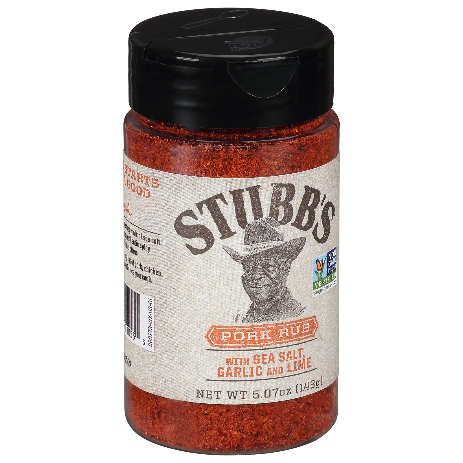 Stubb’s Pork Rub, 5.07 oz (Pack of 6)