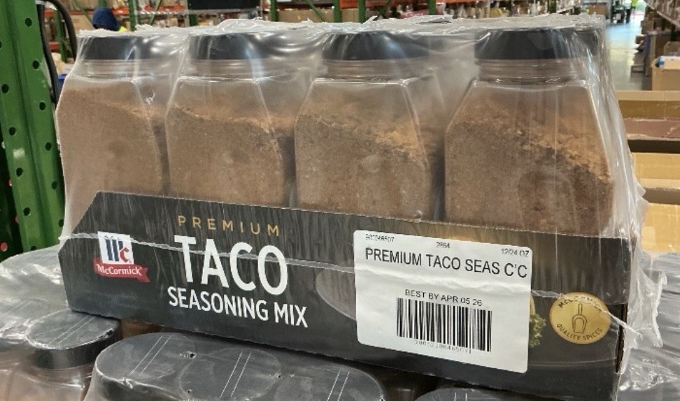 Premium Taco Seasoning Mix, No Artificial Flavors – 24 oz Large Size (12 Pack)
