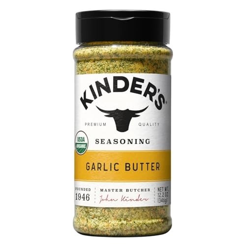 Organic Garlic Butter Seasoning Mix – 12.2 oz – All-Natural Flavor Enhancer