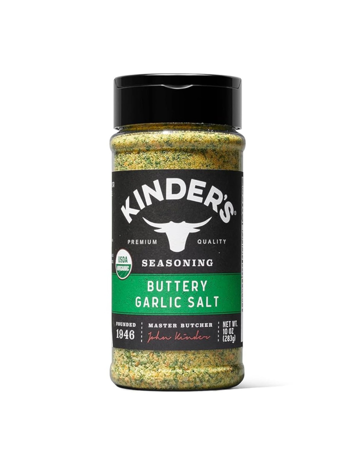 Kinder’s Organic Buttery Garlic Salt, Premium Quality 2.75 Ounce (Pack of 1)