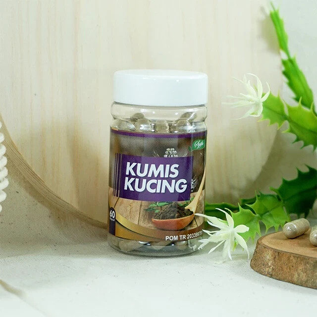 Kumis Kucing Powder Caps Natural Organic Herbs Spices Fresh Pure Hygienic