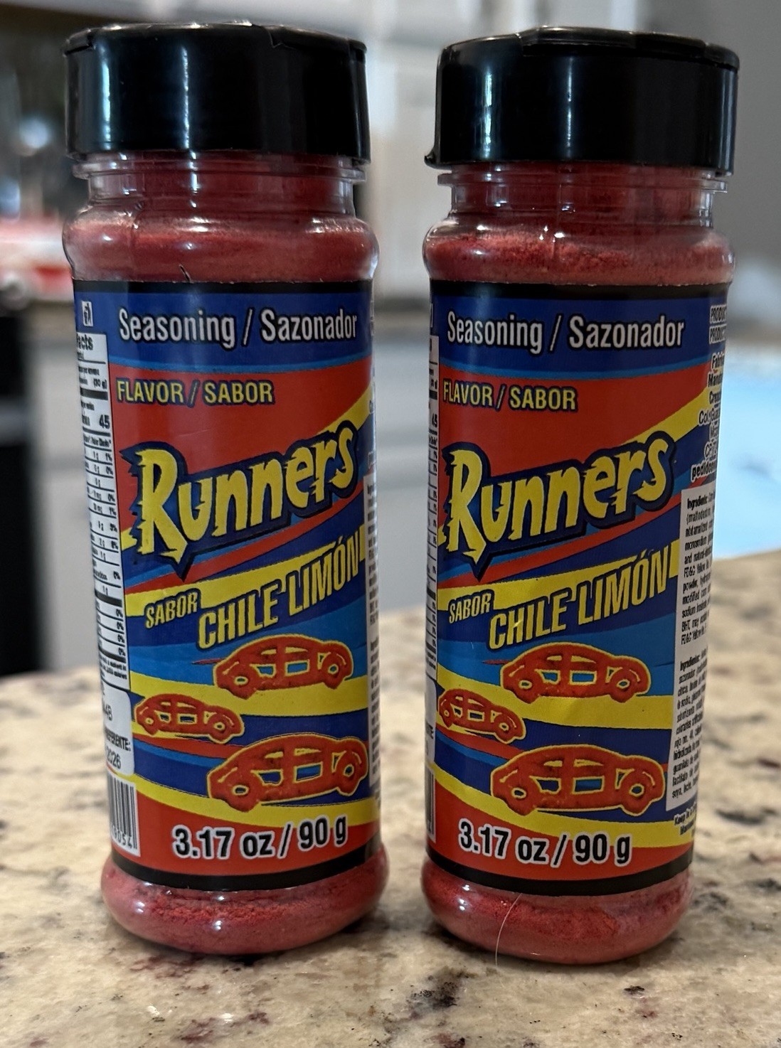 2x Runners Chilli Powder Seasonings 2 Sazonadores Runners