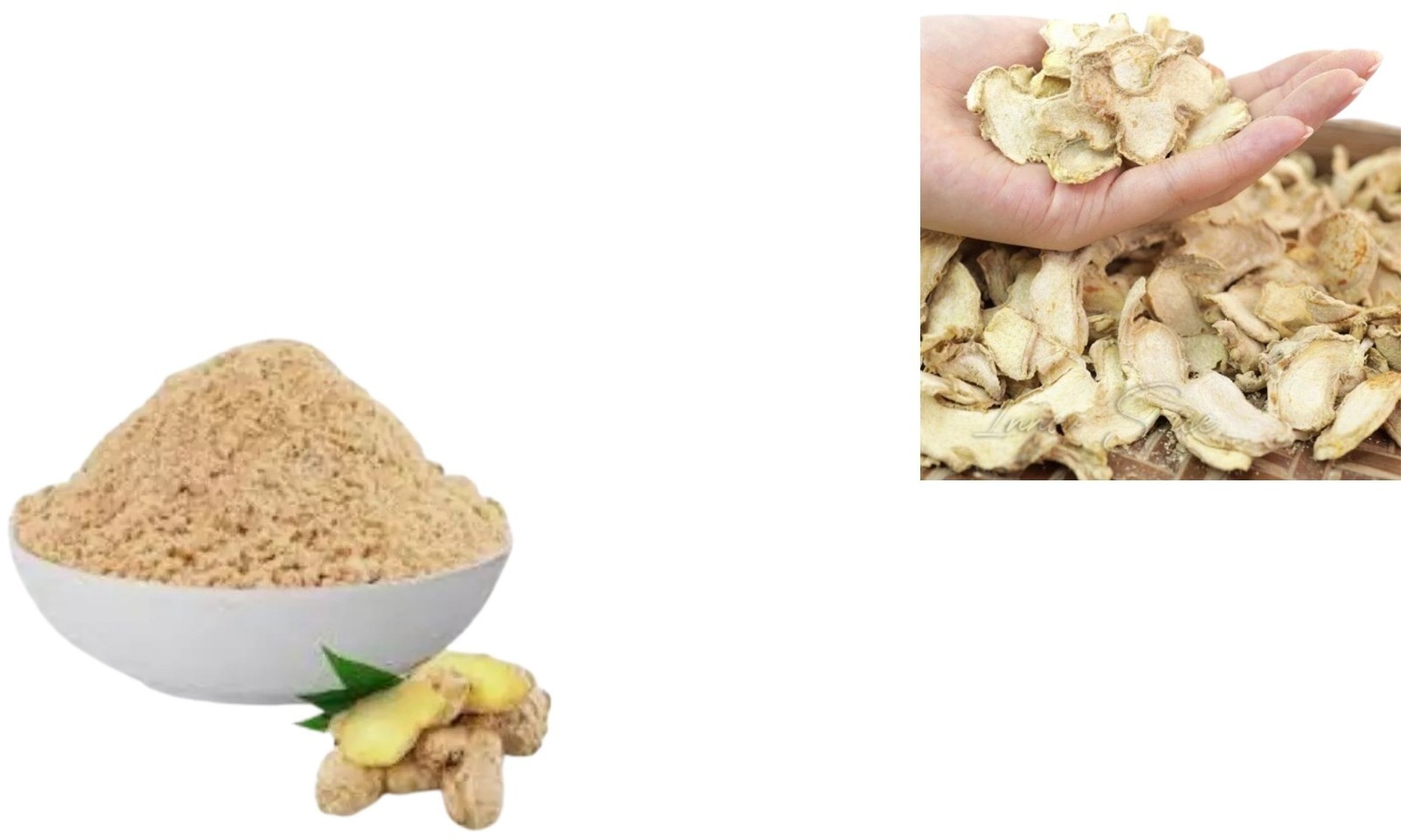 Organic Dried Ginger Root Powder 100% Ceylon Pure Natural Premium Quality.