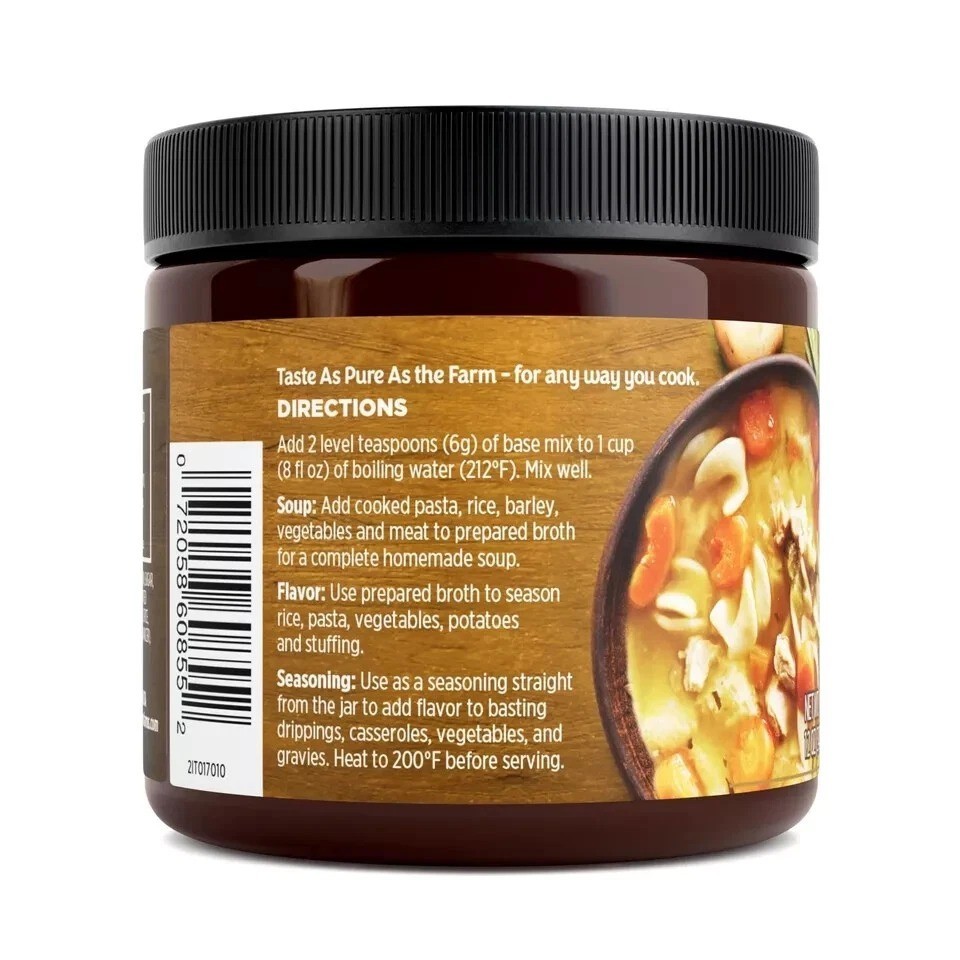 Chicken Flavored Broth Base & Seasoning, Ready-To-Use, Chicken Bouillon Powder C