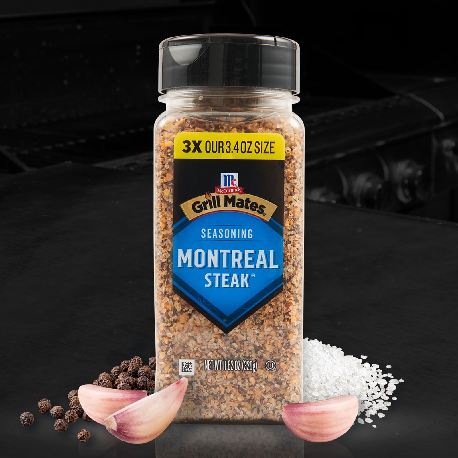 McCormick Grill Mates Seasoning, Montreal Steak, No MSG Added, Gluten Free, No A